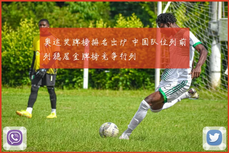 奥运奖牌榜排名出炉 中国队位列前列稳居金牌榜竞争行列